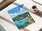 Lake Orta Travel Poster | Isola San Giulio, Italy Wall Art