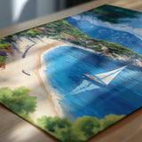 Oludeniz Travel Poster Wall Art, Travel Print of Oludeniz, Turkey Wall Art, Oludeniz Art Lovers Gift, Wall Art Print NQ Media Designs