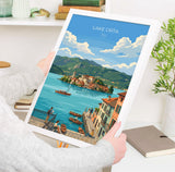 Lake Orta Travel Poster | Isola San Giulio, Italy Wall Art