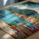 Lake Iseo Travel Poster | Italian Lakes, Italy Wall Art