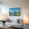 Snowdonia Landscape Travel Poster Wall Art, Travel Print of Snowdonia, Snowdonia Art Lovers Gift, English Countryside
