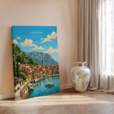 Varenna Lake Como Travel Poster | Italian Lakes, Italy Wall Art