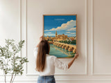 Cordoba Spain Poster, Mezquita Wall Art, Andalusia Print, Spain Travel Poster, Cordoba Gift