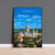 Canterbury Travel Poster, Travel Print of Canterbury, England, Canterbury Cathedral, Kent Art Lovers Gift, Wall Art Print