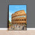Rome Colosseum Travel Print, Rome Italy Wall Art, Ancient Roman Architecture Poster, Historic Landmark Illustration, Europe Decor, Rome Gift