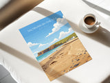 Saltburn by the Sea Travel Poster, Travel Print of Saltburn by the Sea, Yorkshire Gift, England, North Yorkshire Art, Saltburn Wall Art Gift NQ Media Designs