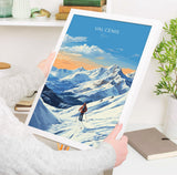Val Cenis Wall Art Travel Print, Travel Poster of Val Cenis, Ski Poster, Val Cenis Art Gift, France Ski Art Travel Gift NQ Media Designs