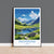Snowdonia Travel Poster, Snowdonia Travel Print, Wales, Welsh Art, Snowdonia Gift, Wall Art Print