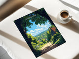 Berkshire Travel Print Wall Art, Berkshire Travel Poster, English Countryside Art Gift, Wall Art Print NQ Media Designs