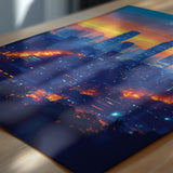 Jakarta Travel Poster, Travel Print of Jakarta, Indonesia, Jakarta Art Lovers Gift, Wall Art Decor Print Gift NQ Media Designs