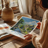 Kettlewell Travel Print Wall Art, Travel Poster of Kettlewell, Kettlewell Art Print, North Yorkshire Wall Print, Yorkshire Art Lovers Gift