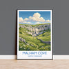 Malham Cove Travel Print | Limestone Pavement, Yorkshire Wall Art