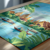 Chiang Mai Travel Poster, Travel Print of Chiang Mai, Thailand, Chiang Mai Art Lovers Gift, Wall Art Print
