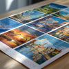 Favourite Places Travel Gift, Personalised Travel Memories Poster, Travel Print Collage, Custom Souvenir Gift for Travel Lovers
