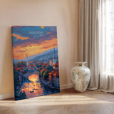 Sarajevo Travel Print Wall Art, Travel Poster of Sarajevo, Bosnia, Sarajevo Wall Art Gift, Bosnia Herzegovina City Print NQ Media Designs