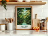 Daintree Rainforest Australia Travel Poster, Tropical Rainforest Wall Art, Queensland Nature Print, Forest Illustration, Australia Decor