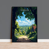 Berkshire Travel Print Wall Art, Berkshire Travel Poster, English Countryside Art Gift, Wall Art Print NQ Media Designs