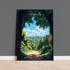 Berkshire Travel Print Wall Art, Berkshire Travel Poster, English Countryside Art Gift, Wall Art Print
