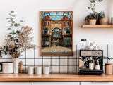 Leeds Travel Wall Art Poster, Travel Print of Leeds, West Yorkshire Wall Print, English City Art Gift NQ Media Designs