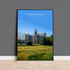 Thoresby Park Travel Print Wall Art, Travel Poster of Thoresby Park, Thoresby Hall, Nottinghamshire, England, English Countryside Art Gift NQ Media Designs