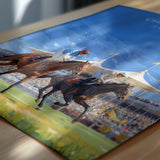 Chichester Travel Print Wall Art, Travel Poster of Goodwood, West Sussex, England, Goodwood Races Art Lovers Gift, England Art Gift NQ Media Designs
