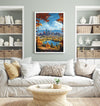 Denver Travel Print Wall Art, Travel Poster of Denver, Colorado, USA, Denver Art Lovers Gift