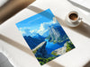 Trolltunga Travel Poster, Travel Print of Fjords, Norway Poster, Trolltunga Art Gift, Norway Art Lovers Travel Gift