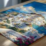 Astypalaia Travel Poster | Dodecanese Island, Greece Wall Art
