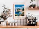 La Cala de Mijas Travel Print, Travel Poster of La Cala de Mijas, Spain, Malaga Art, Malaga Gift, Wall Art Print NQ Media Designs
