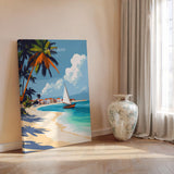 Zanzibar Travel Poster, Travel Print of Zanzibar, Indian Ocean Island Art, Zanzibar Wall Art Gift, NQ Media Designs