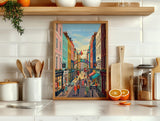 Carnaby Street Poster, London Wall Art, Soho London Print, Carnaby Street Gift, British Travel Poster