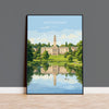 Nottingham University Travel Print, University of Nottingham Wall Art, Historic UK University Illustration, Nottingham Poster Gift