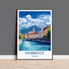 Innsbruck Poster, Travel Print of Innsbruck, Austria, Innsbruck Art Gift, Travel Europe Gift NQ Media Designs