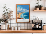 Agadir Travel Print Wall Art, Travel Poster of Agadir, Agadir Art Lovers Gift, Morocco Wall Art NQ Media Designs