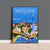 Barcelona Travel Poster Wall Art, Travel Print of Barcelona, City of Barcelona, Spain, Barcelona Art Lovers Gift, Barcelona Cityscape