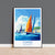 Cowes Travel Print Wall Art, Travel Poster of Cowes, Cowes Gift, Cowes Art, Sailing Art, Isle of Wight Gift,