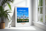 Madrid Travel Wall Art, Spain Print, Madrid Art Gift, Traveller Gift Art Poster, Holiday Gift NQ Media Designs