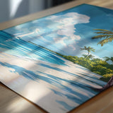 Zanzibar Travel Poster, Indian Ocean Island Art, Vibrant Wall Decor NQ Media Designs