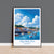 Falmouth Travel Print, Travel Poster of Falmouth, England, Cornwall Art, Falmouth Art Lovers Gift, Wall Art Print