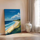 Mundesley Beach Poster, Travel Print of Mundesley, Norfolk Gift, England, Norfolk Art, Mundesley Beach Gift, Wall Art Print NQ Media Designs