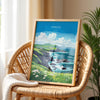 Dingle Print, Travel Poster of Dingle, County Kerry Art, Ireland Coast, Travel Wall Art Gift
