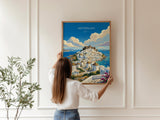Astypalaia Travel Poster | Dodecanese Island, Greece Wall Art