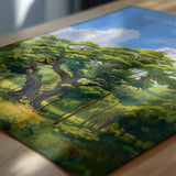 Sherwood Forest Travel Print Wall Art, Travel Poster of Sherwood Forest, Major Oak, Nottinghamshire, England Countryside Art Lovers Gift NQ Media Designs