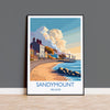Sandymount Poster, Travel Print of Sandymount, Dublin, Ireland Coast, Travel Wall Art Gift NQ Media Designs