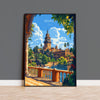 Seville Travel Poster, Travel Print of Seville, Spain Poster, Seville Wall Art Lovers Gift, Spain Art Gift NQ Media Designs