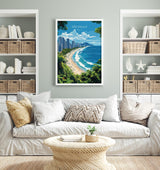 Sao Paulo Travel Poster, Travel Print of Sao Paulo, Brazil City Poster, Sao Paulo Wall Art Lovers Gift, Brazil Art Gift NQ Media Designs