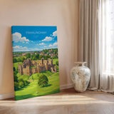 Framlingham Castle Poster, Suffolk Wall Art, Medieval Castle Print, English Travel Poster, Framlingham Gift