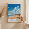 Hunstanton Beach Travel Print, Travel Poster of Hunstanton Beach, Norfolk, England, Norfolk Art, Norfolk Gift, Wall Art Print