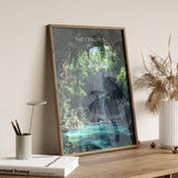 Cenotes of Yucatan Travel Poster, Mexico Travel Print Collection, Travel Wall Art, Cenotes Art Print Gift, Yucatan Art NQ Media Designs