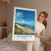 Walberswick Travel Print, Travel Poster of Walberswick, Walberswick Art Lovers Gift, Suffolk Coast Wall Art